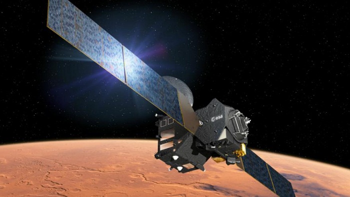 La mission ExoMars 2016 a quitté l`orbite de la Terre